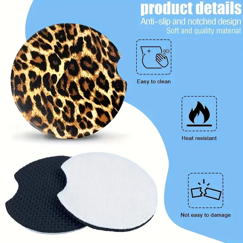 20pcs Sublimated Blank Car Coa - Coaster Sublimation Blank reseña y precio