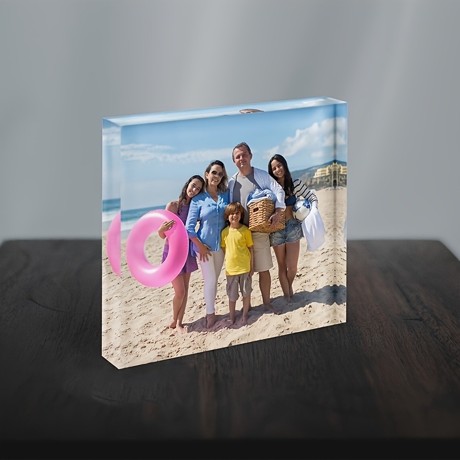 1PC Custom Photo   Acrylic Per - Photo Acrylic Block reseña y precio