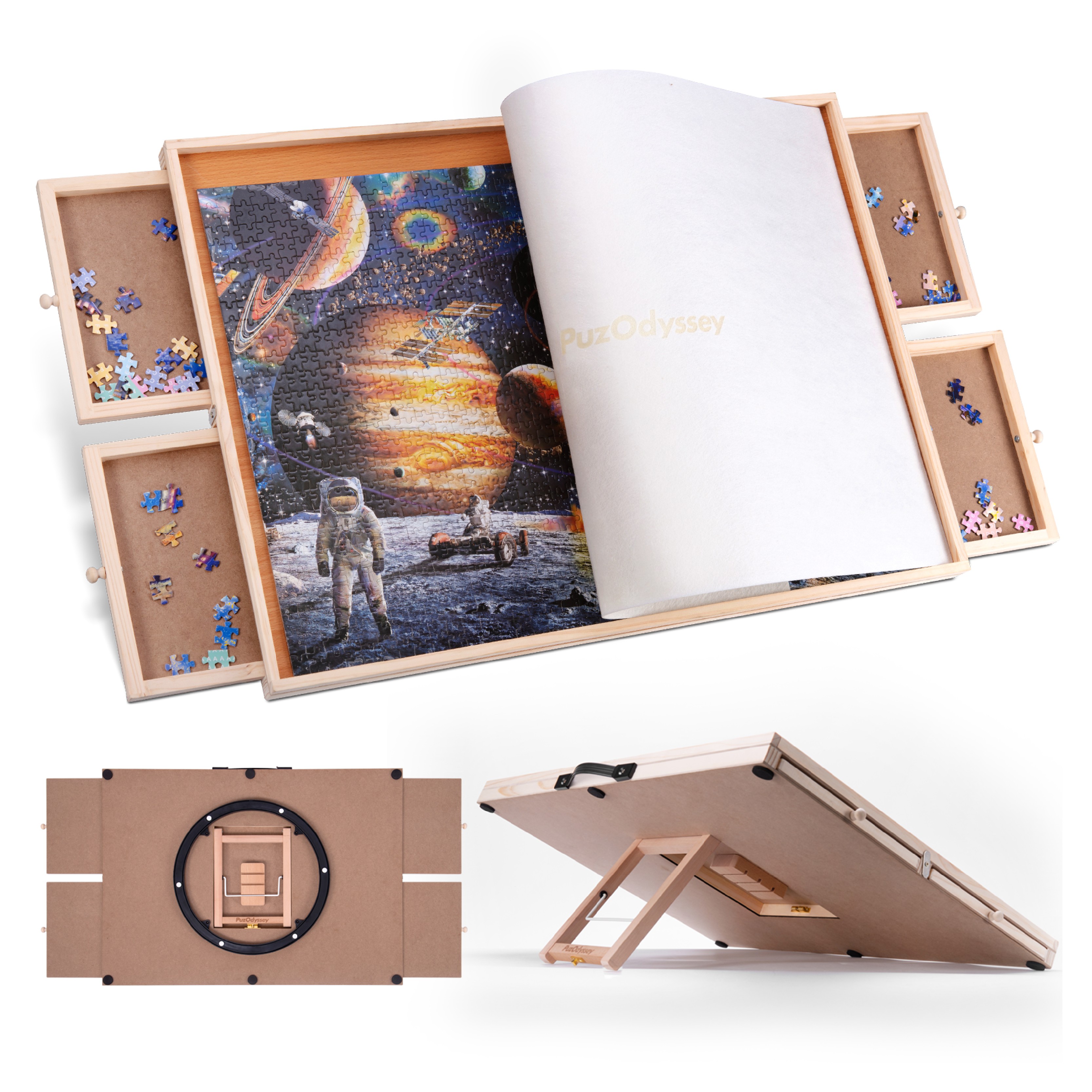 PuzOdyssey 2000 Pieces Rotatin - Puzzle Blank White reseña y precio