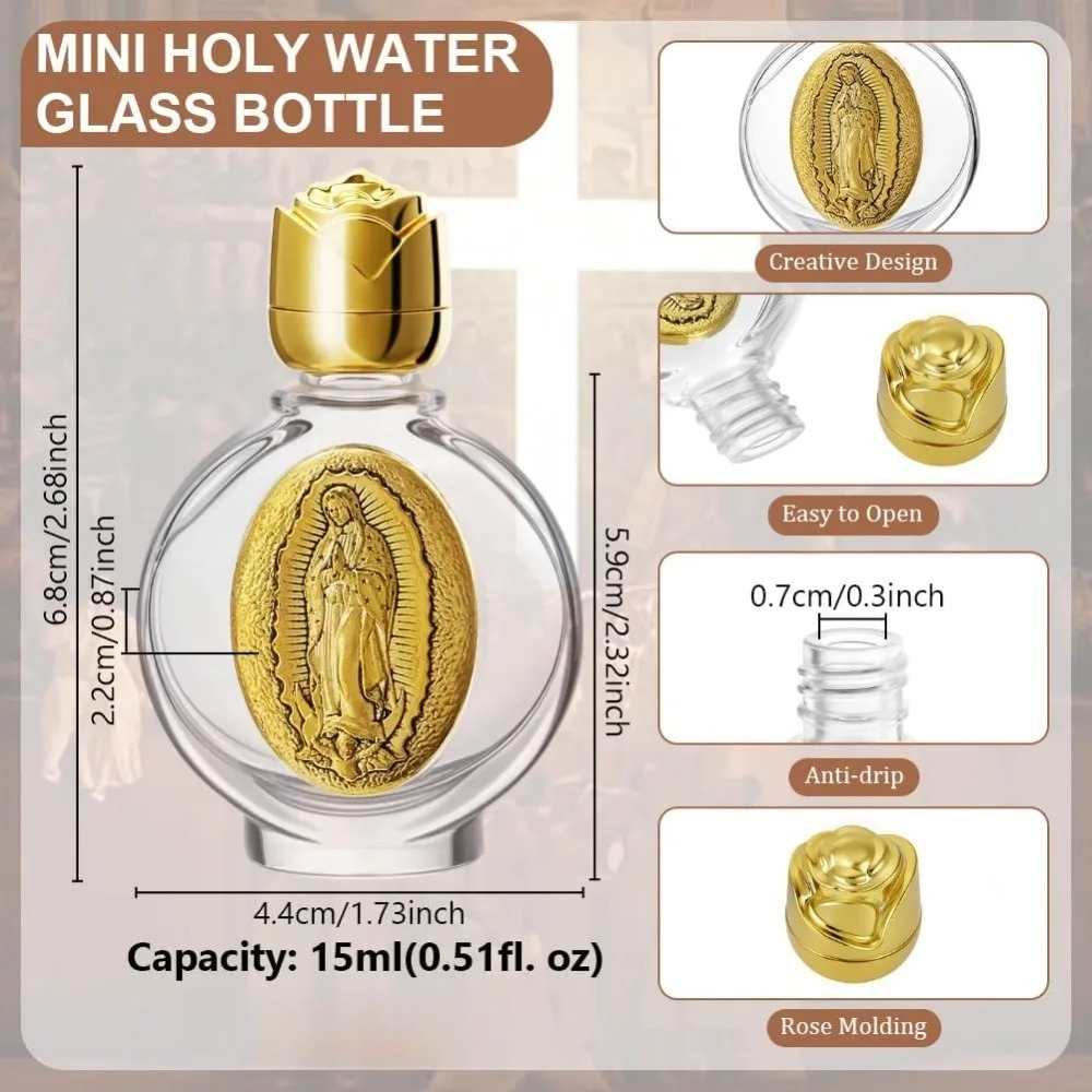 12/2Pcs Holy Water Bottles 0.5 - Water Bottle Blank reseña y precio