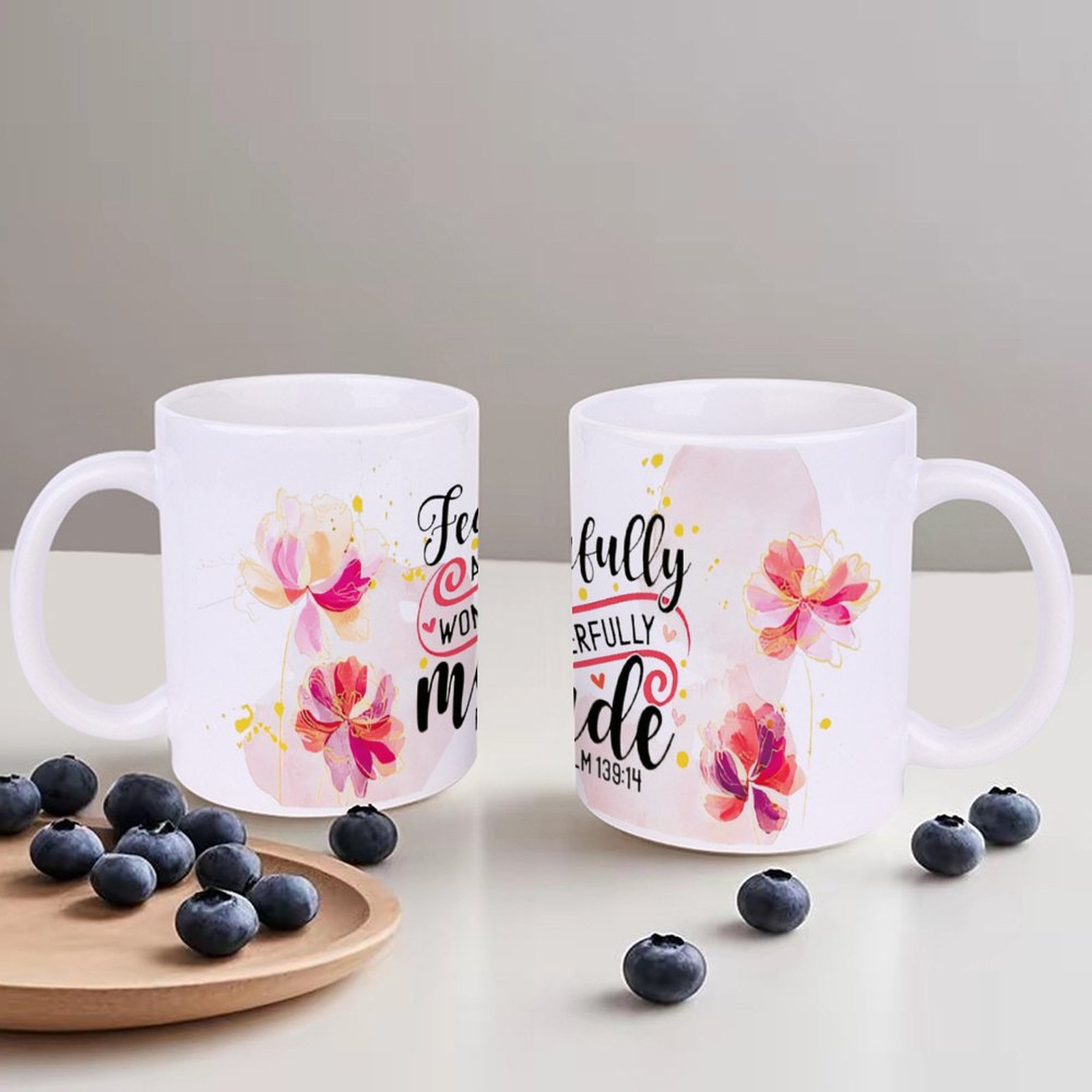 Fearfully And Wonderfully Made - Sublimation Mug White reseña y precio