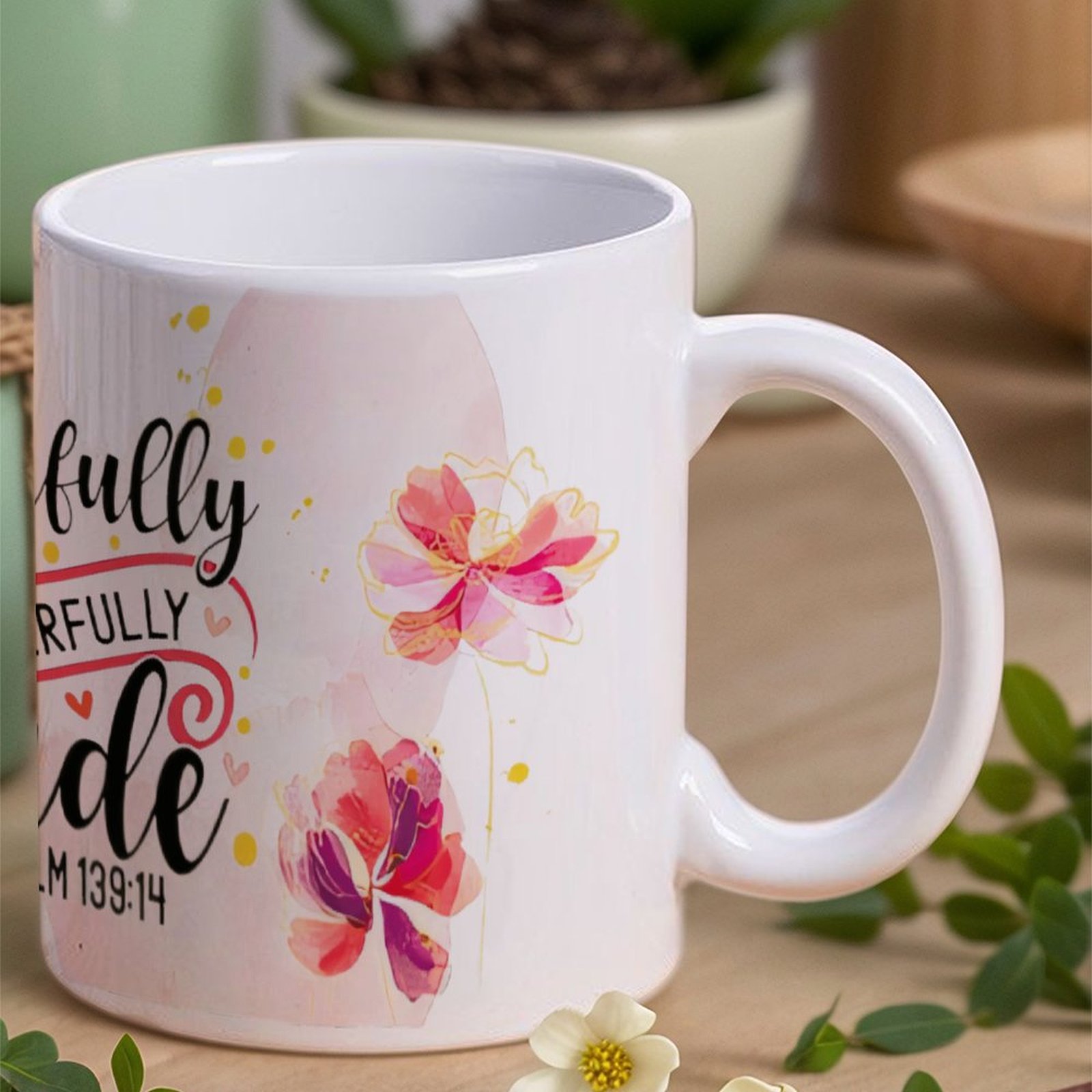 Fearfully And Wonderfully Made - Sublimation Mug White reseña y precio