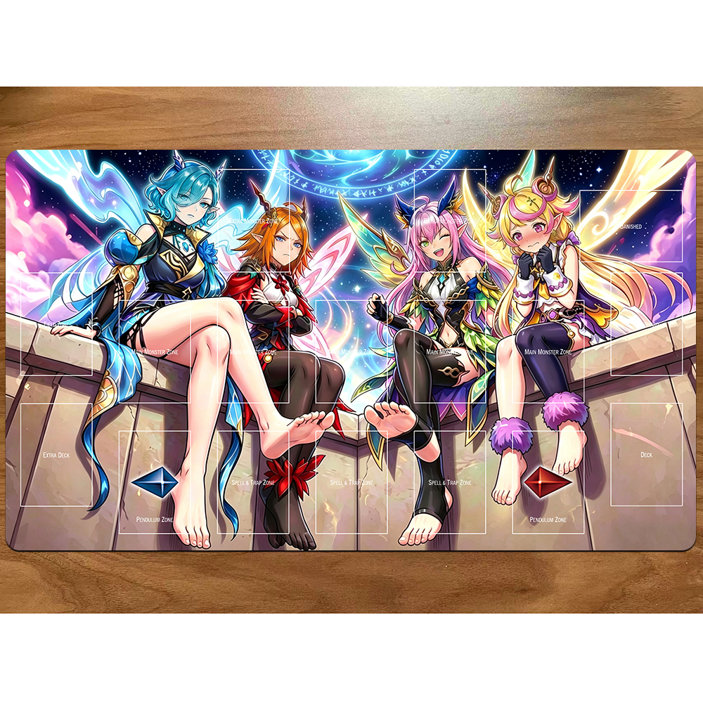 Yu-Gi-Oh Playmat Elfnote Regin - Door Mat Blank reseña y precio