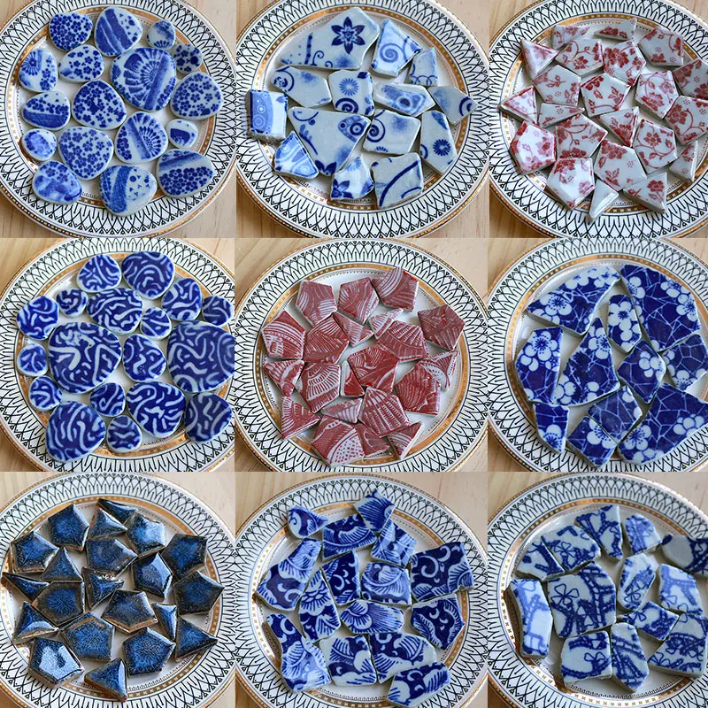 100g Oval Ceramic Mosaic Tiles - Ceramic Tile Blank reseña y precio