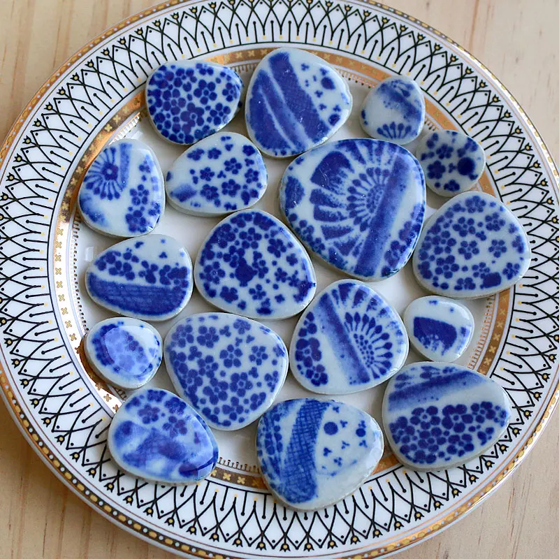 100g Oval Ceramic Mosaic Tiles - Ceramic Tile Blank reseña y precio
