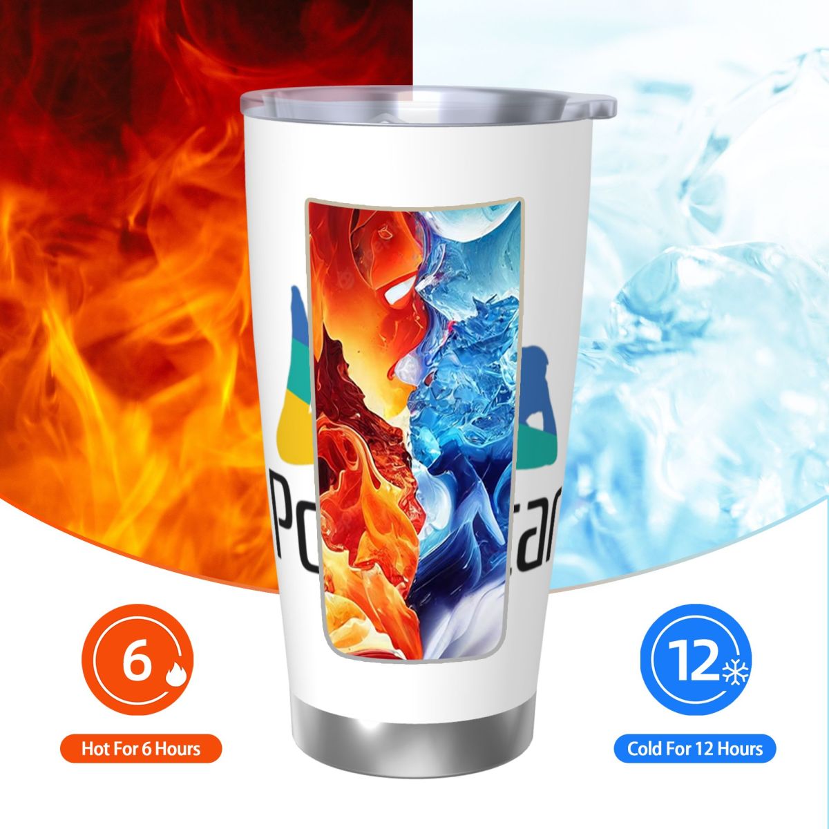 Ps Pron Star White Stainless S - Tumbler 20Oz White reseña y precio