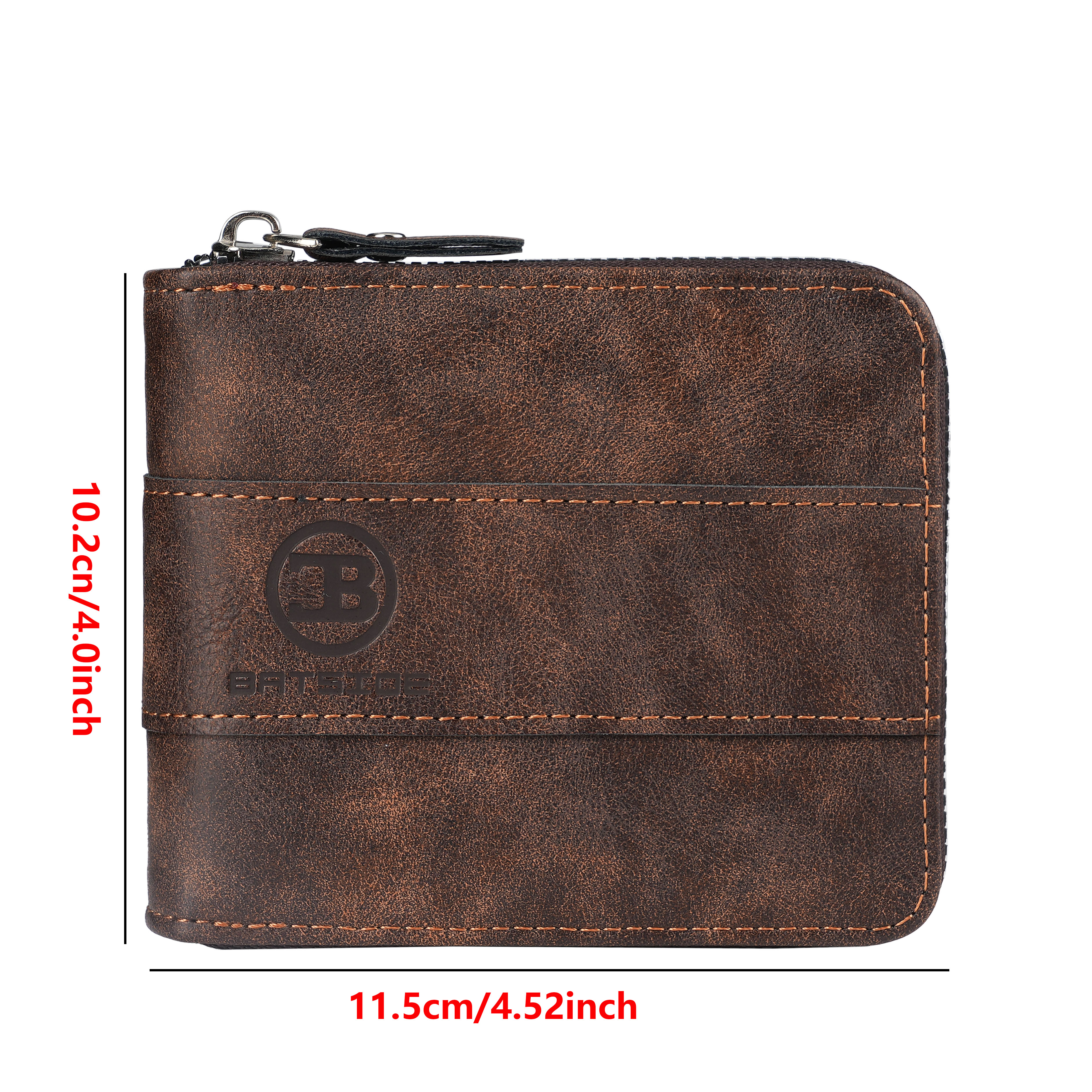 New Men's Zipper Card Holder C - Photo Acrylic Block reseña y precio
