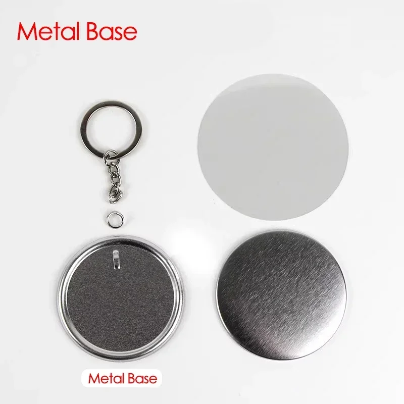 100PCS 44mm 58mm Keychains Bad - Button Badge Blank reseña y precio