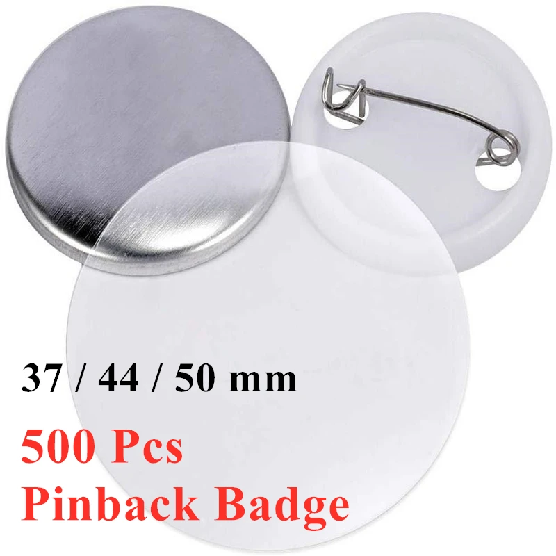 500Pcs/set Blank Badge Pinback - Button Badge Blank reseña y precio