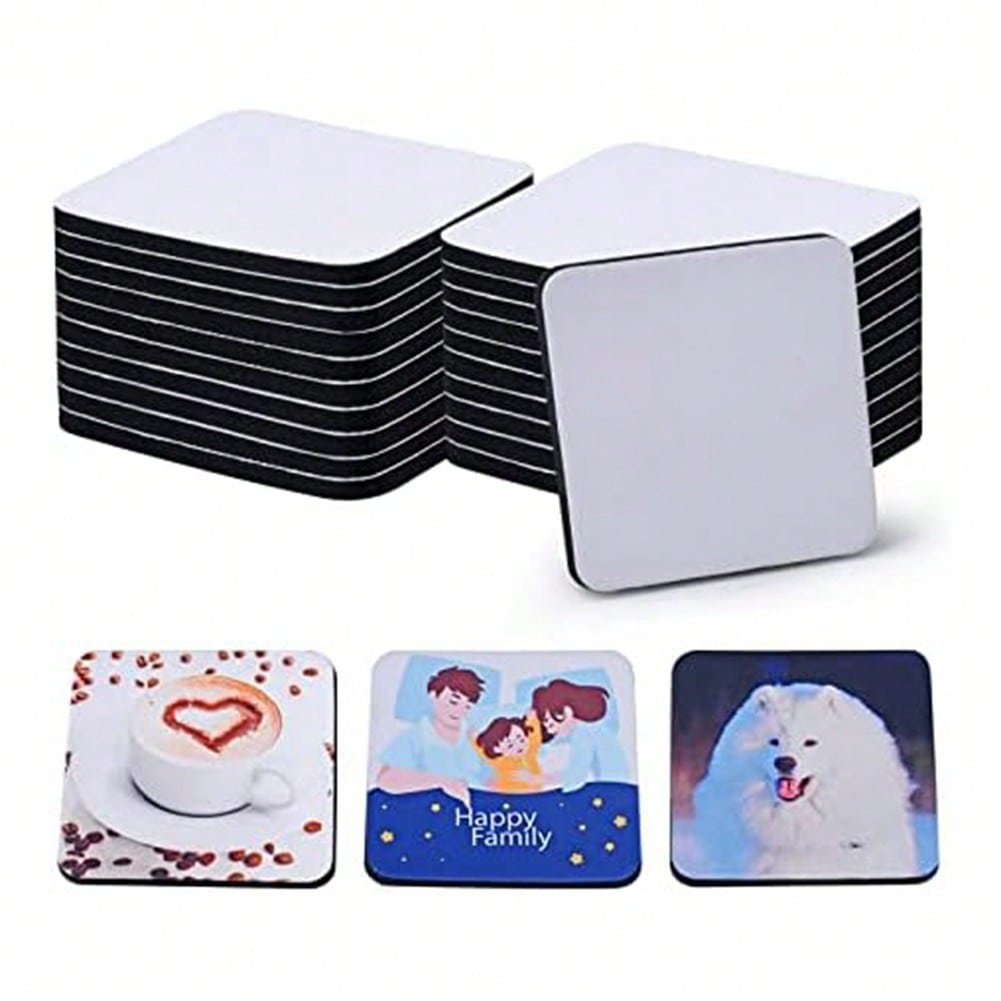 1PCS Square Sublimation Blanks - Coaster Sublimation Blank reseña y precio