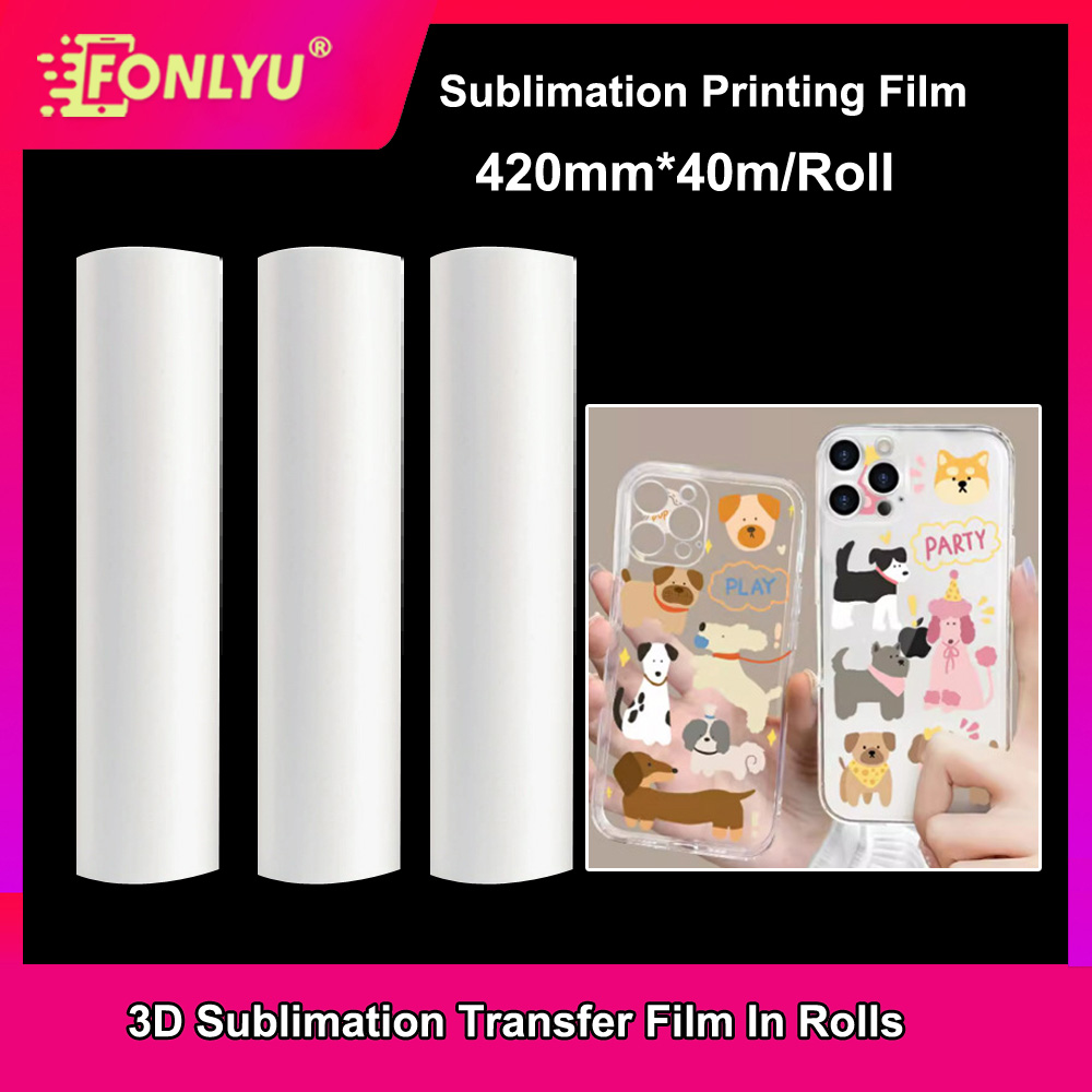 FONLYU 420mm*40mm Roll 3D Subl - Phone Case Blank Print reseña y precio