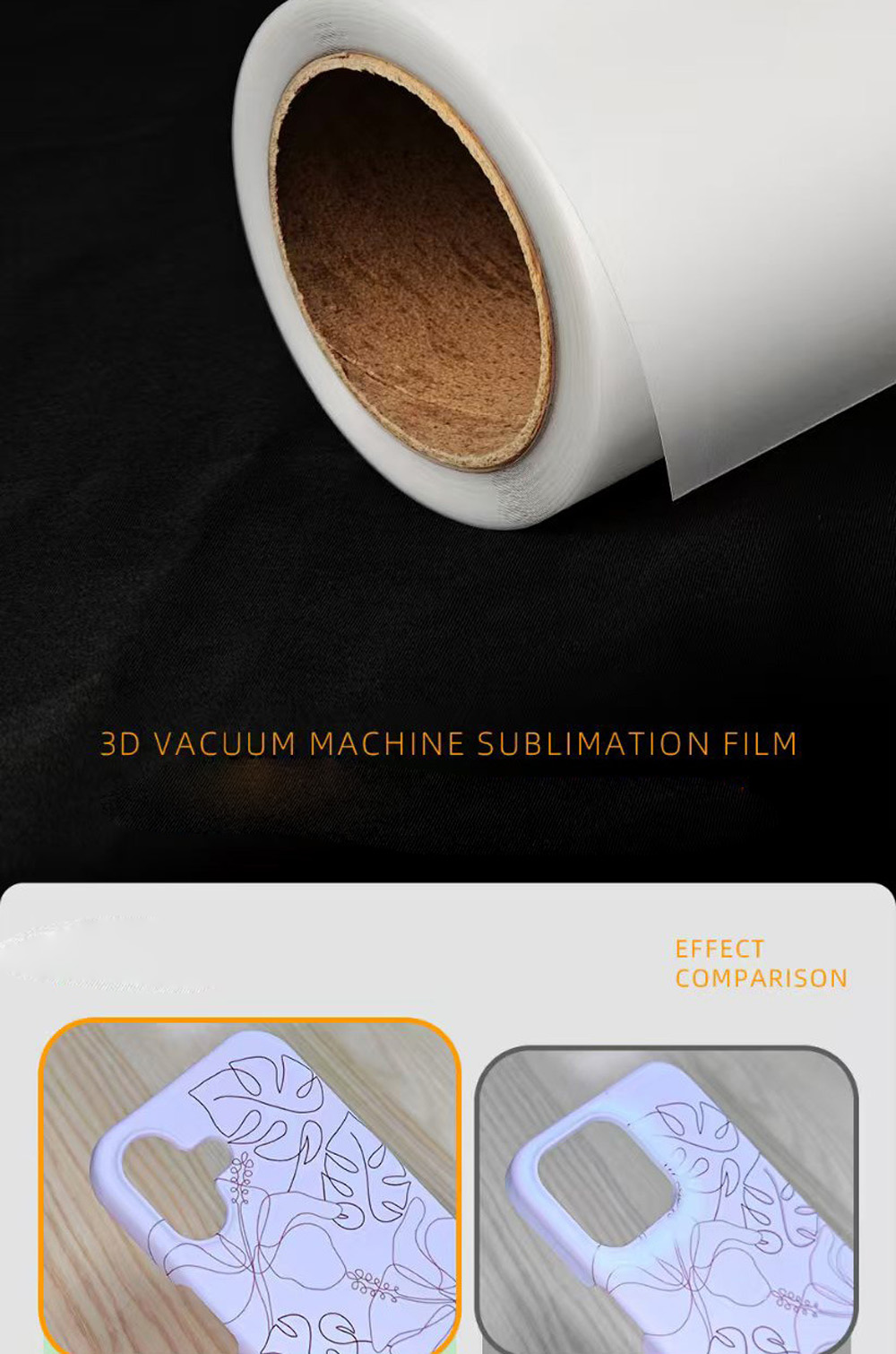 FONLYU 420mm*40mm Roll 3D Subl - Phone Case Blank Print reseña y precio