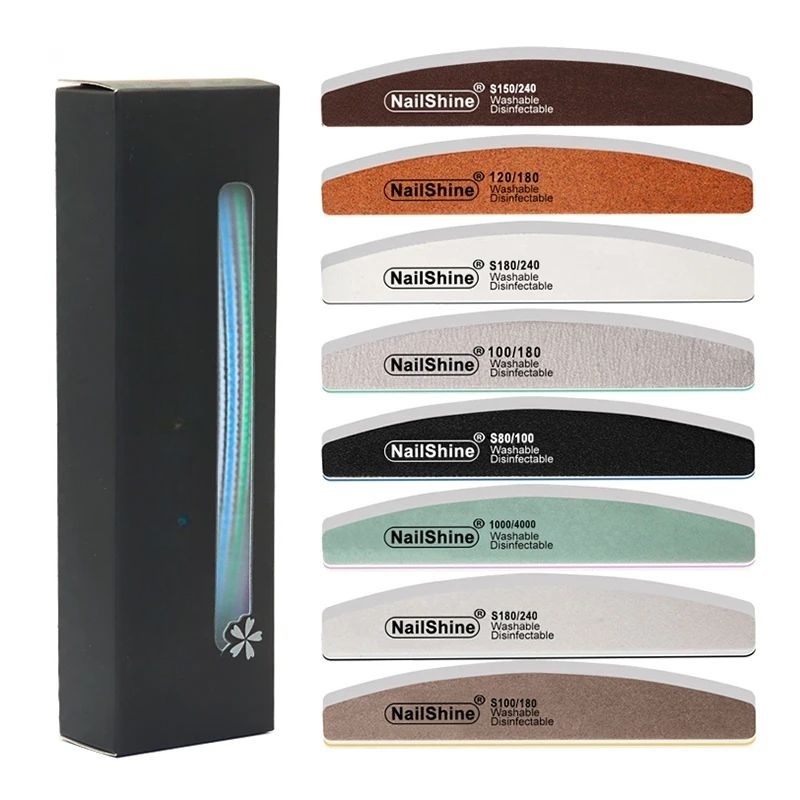 8Pcs/Box Nail File Buffer Kit  - Photo Acrylic Block reseña y precio