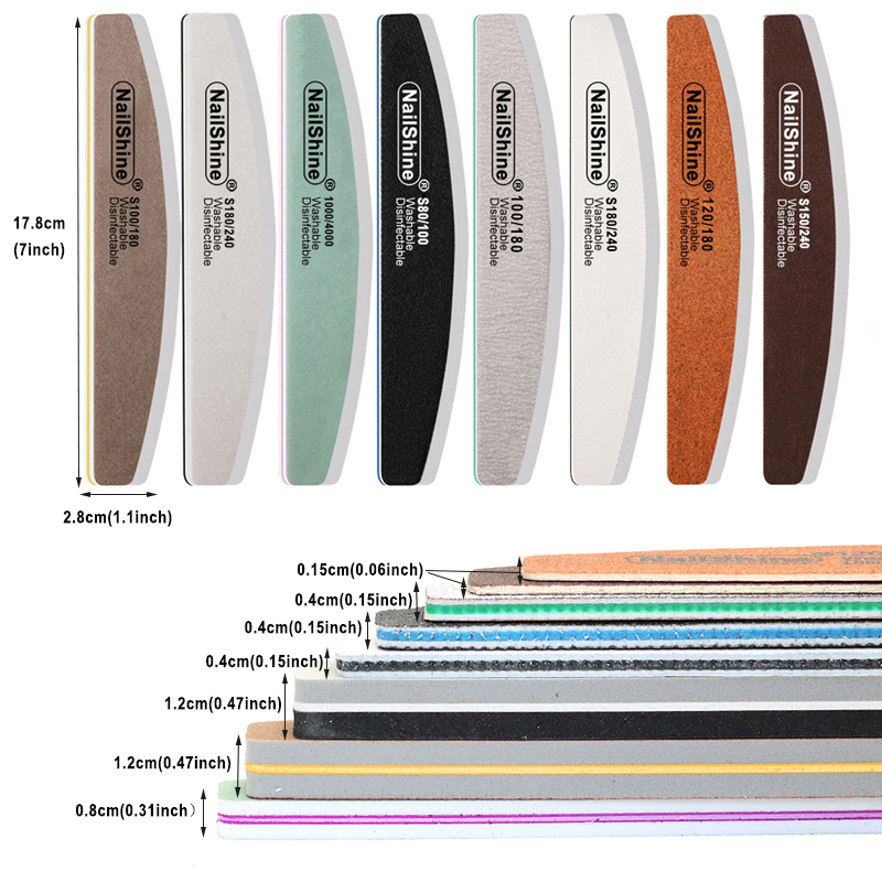8Pcs/Box Nail File Buffer Kit  - Photo Acrylic Block reseña y precio