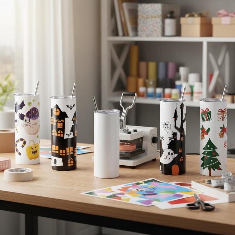 16 Pack Sublimation Insulated  - Tumbler 20Oz White reseña y precio