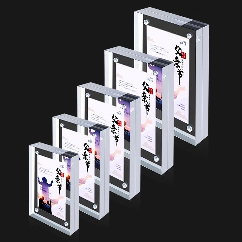 90x55mm Magnetic Acrylic Price - Photo Acrylic Block reseña y precio