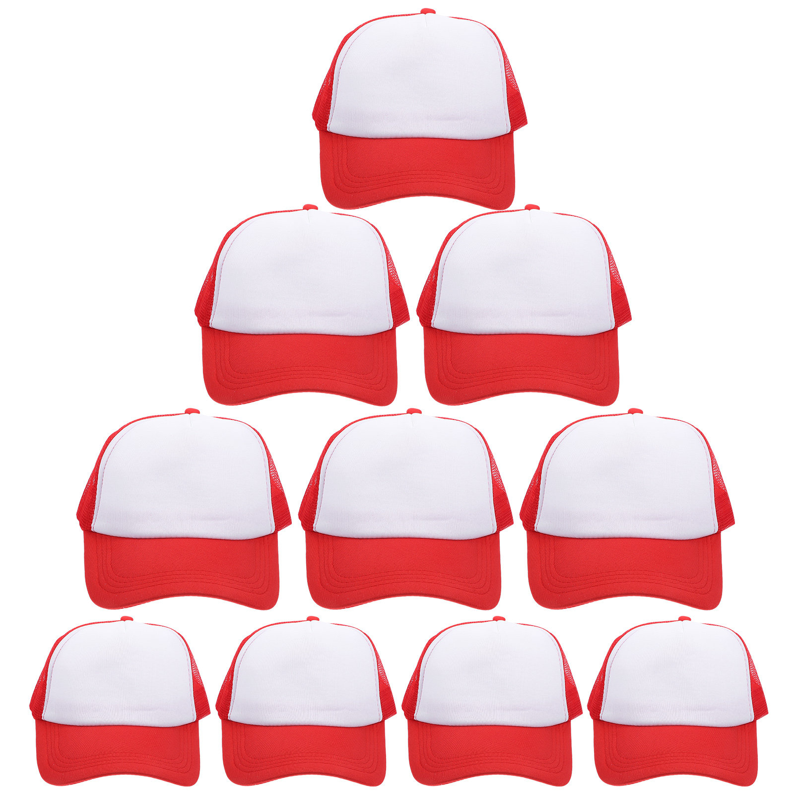10Pcs Blank Mesh Baseball Caps - Hat Sublimation Blank reseña y precio