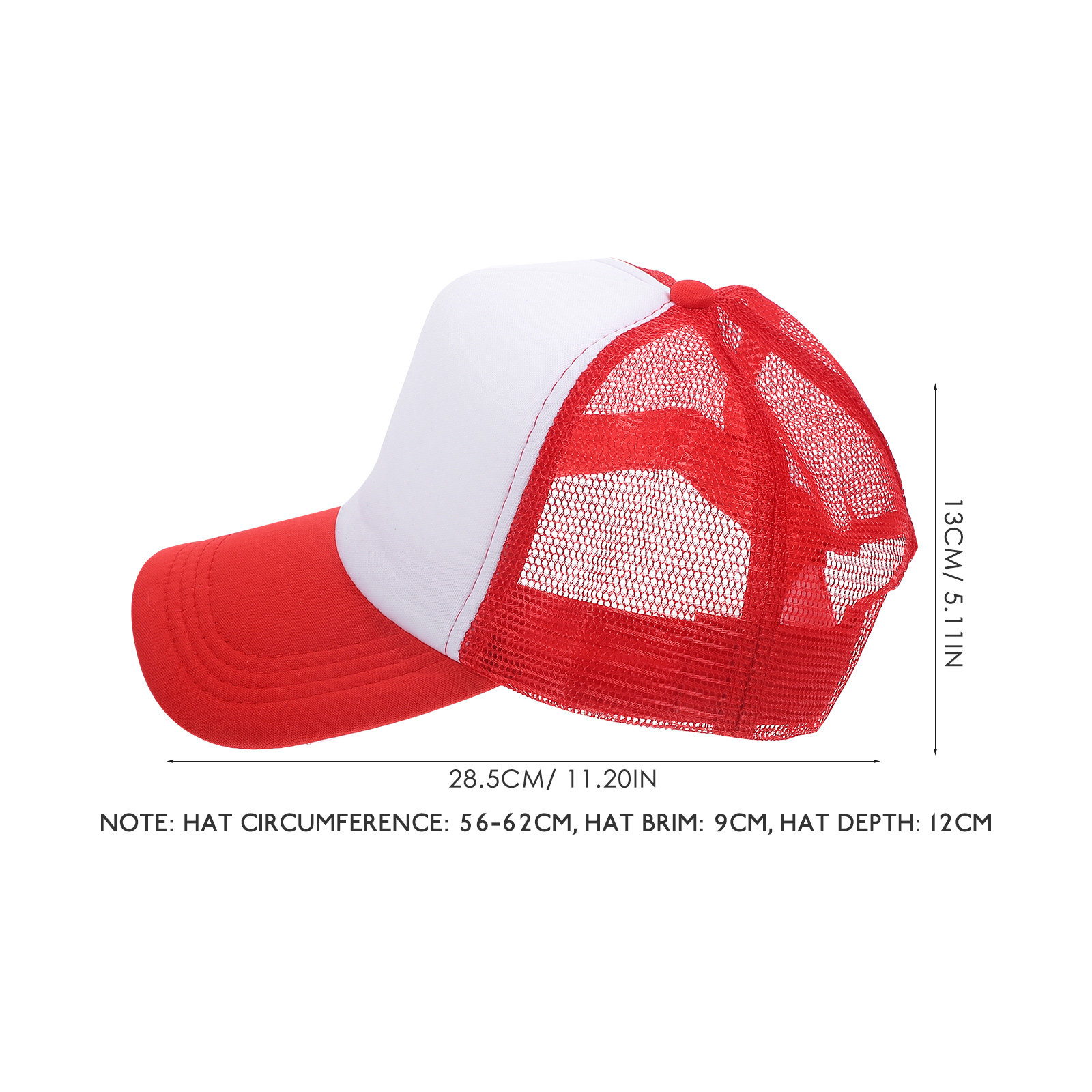 10Pcs Blank Mesh Baseball Caps - Hat Sublimation Blank reseña y precio