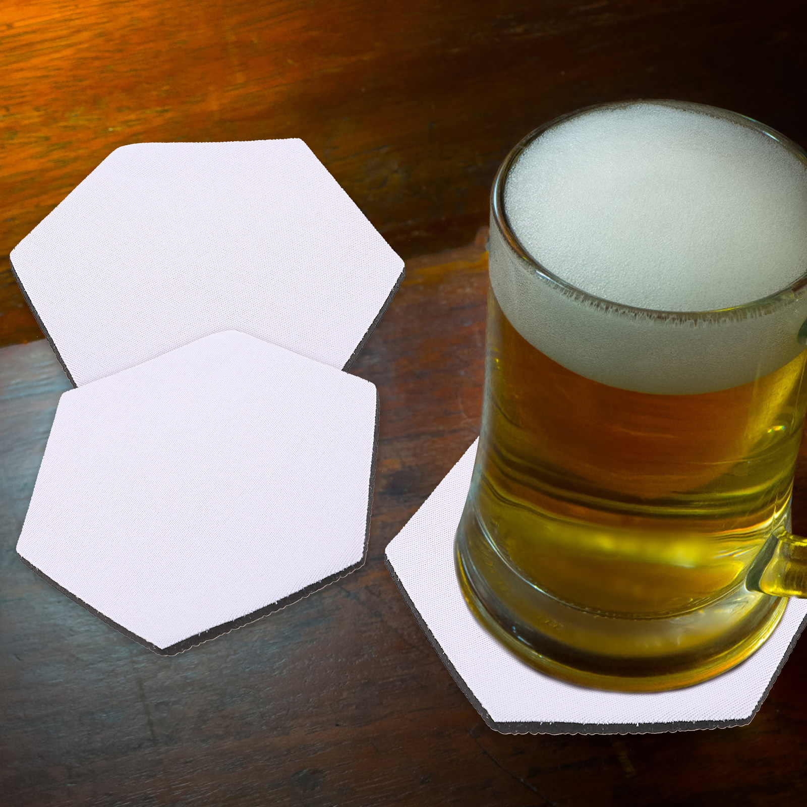 10Pcs Sublimation Heat Transfe - Coaster Sublimation Blank reseña y precio