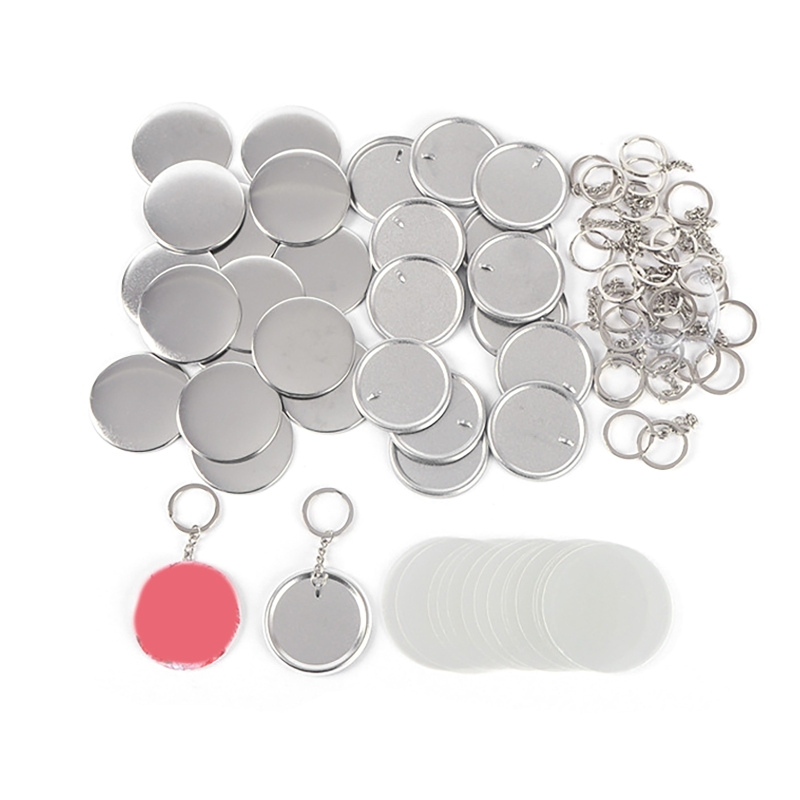 100PCS 44MM 58MM Plastic Metal - Button Badge Blank reseña y precio