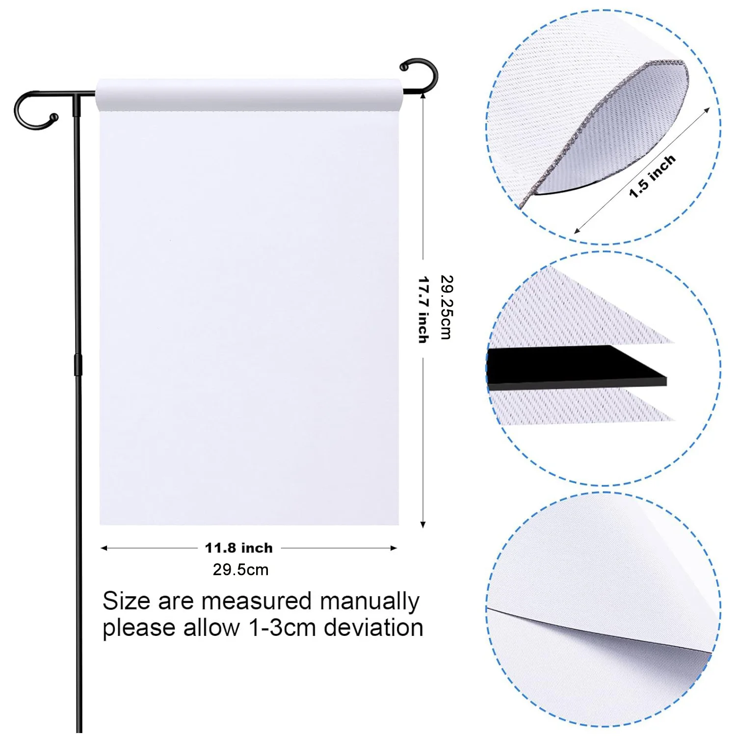 5pcs Double-Sided Blank Garden - Yard Sign Blank reseña y precio