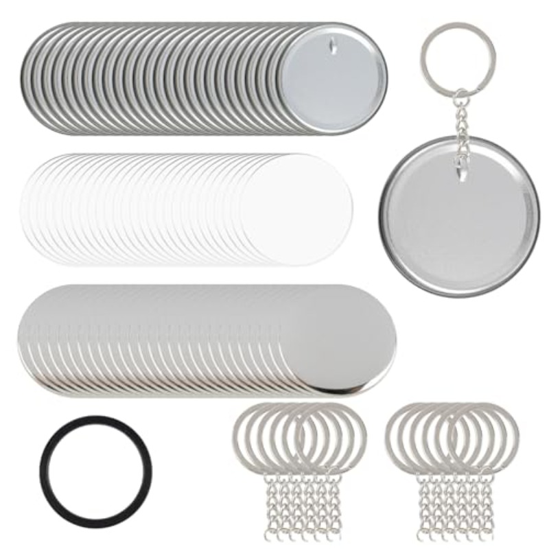 100 Sets 58 Mm/ 44 Mm Button M - Button Badge Blank reseña y precio