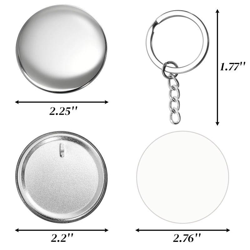 100 Sets 58 Mm/ 44 Mm Button M - Button Badge Blank reseña y precio