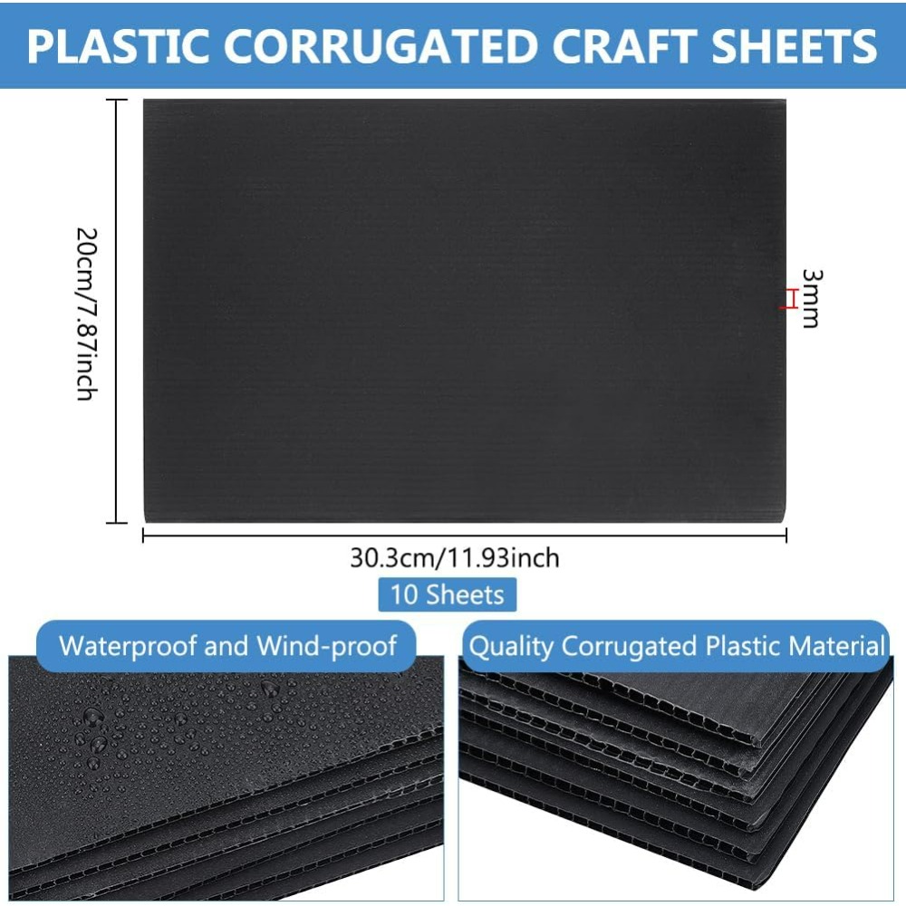 Plastic Sheets 12x7.8 Inch Stu - Yard Sign Blank reseña y precio
