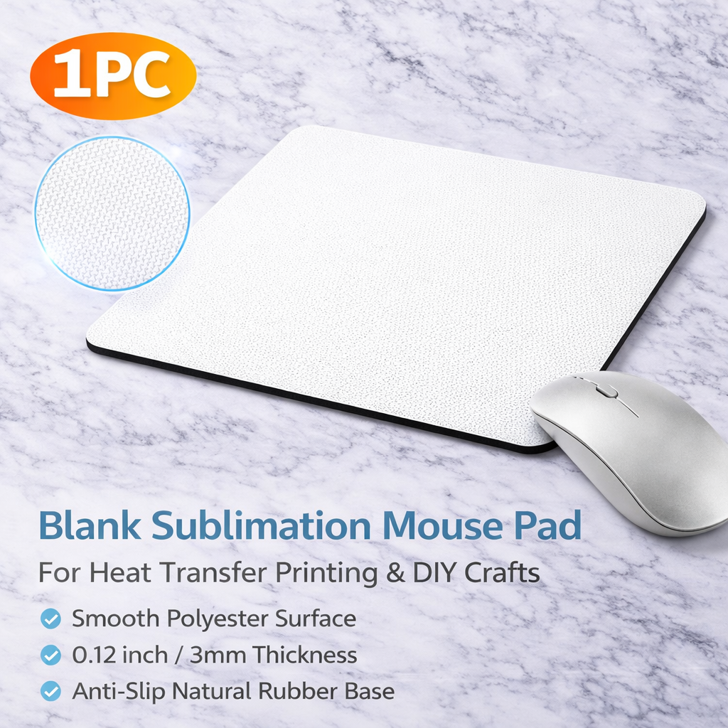 1 Pc Sublimation Mouse Pad Bla - Mouse Pad Blank Sublimation reseña y precio