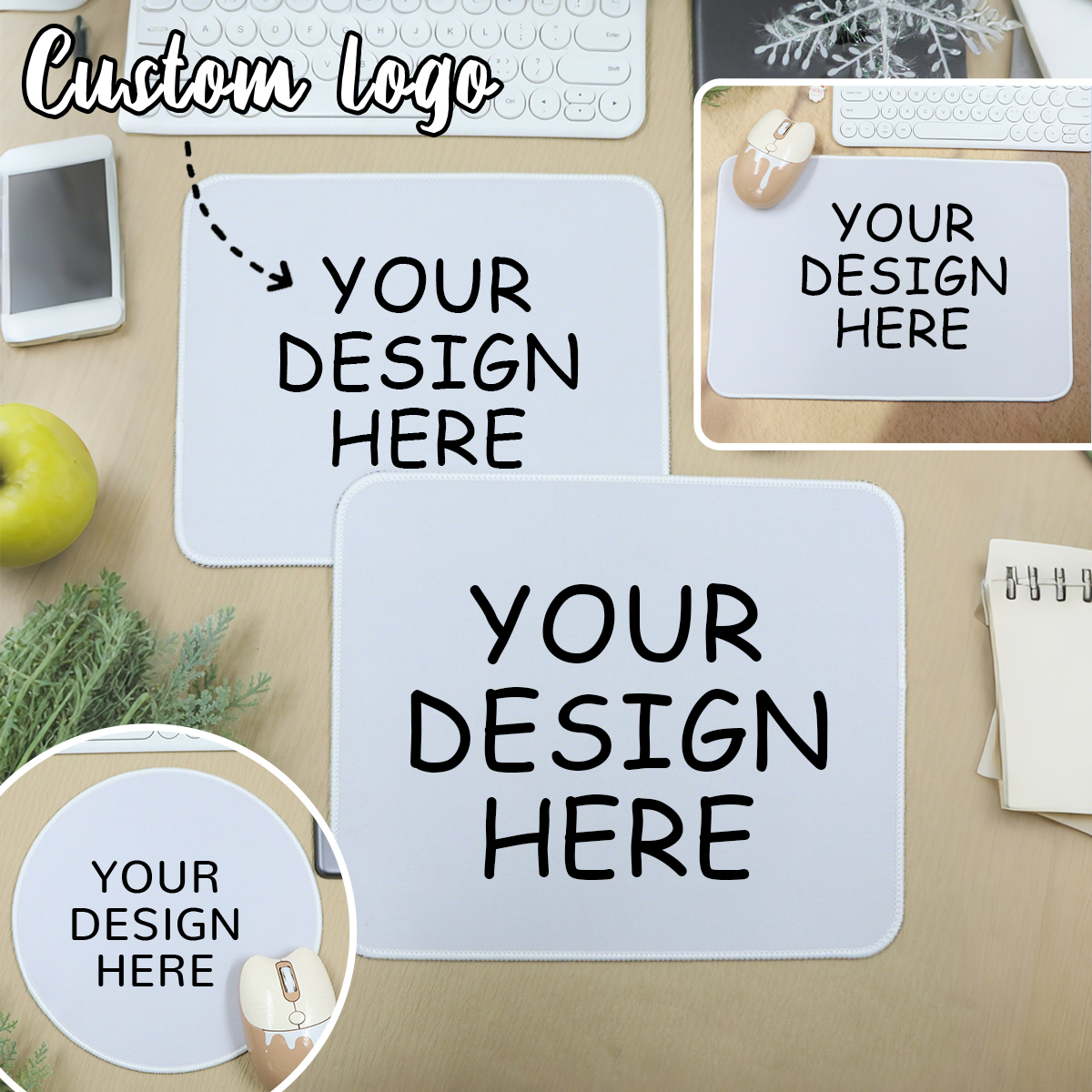 Custom Logo Mouse Pad, Persona - Mouse Pad Blank Sublimation reseña y precio