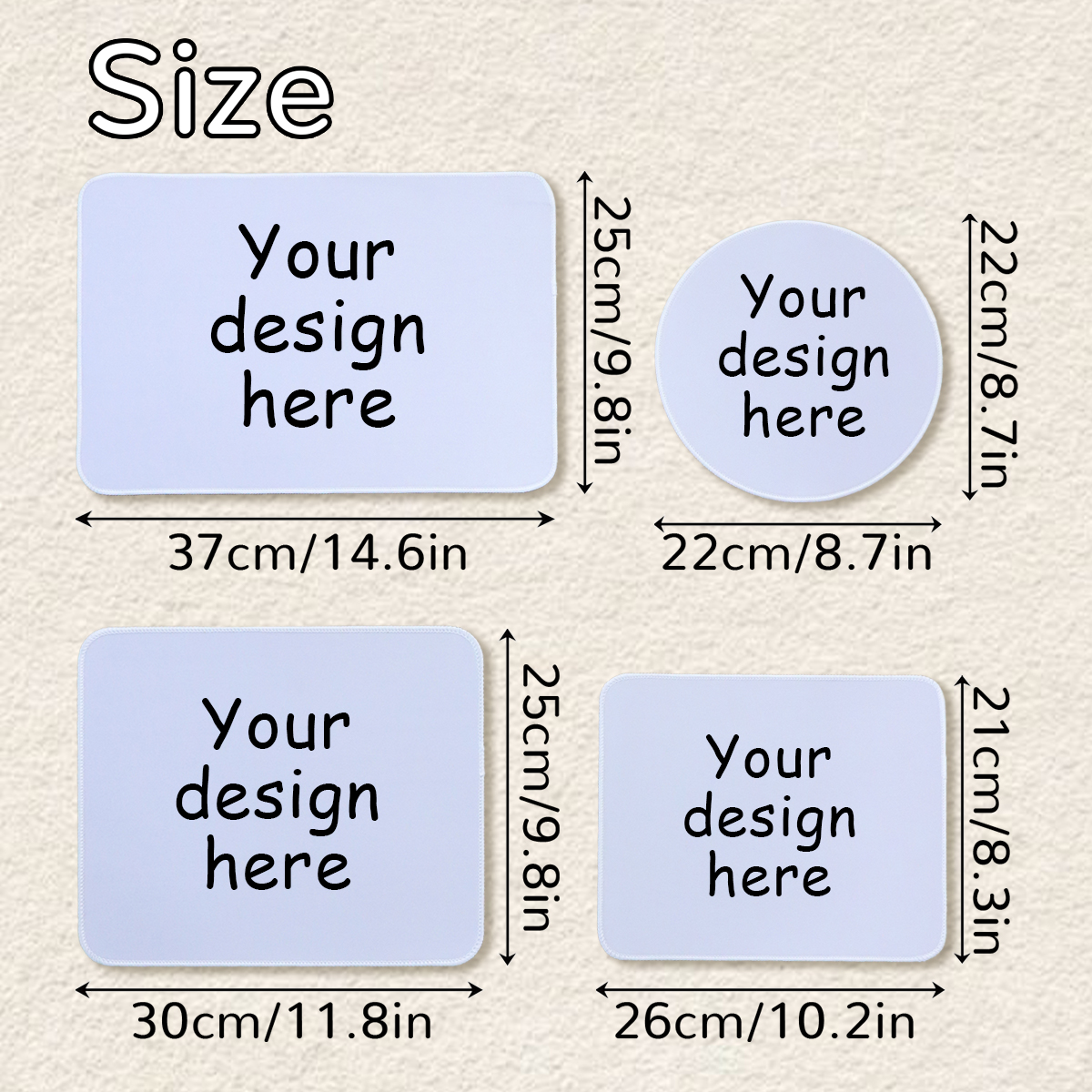 Custom Logo Mouse Pad, Persona - Mouse Pad Blank Sublimation reseña y precio