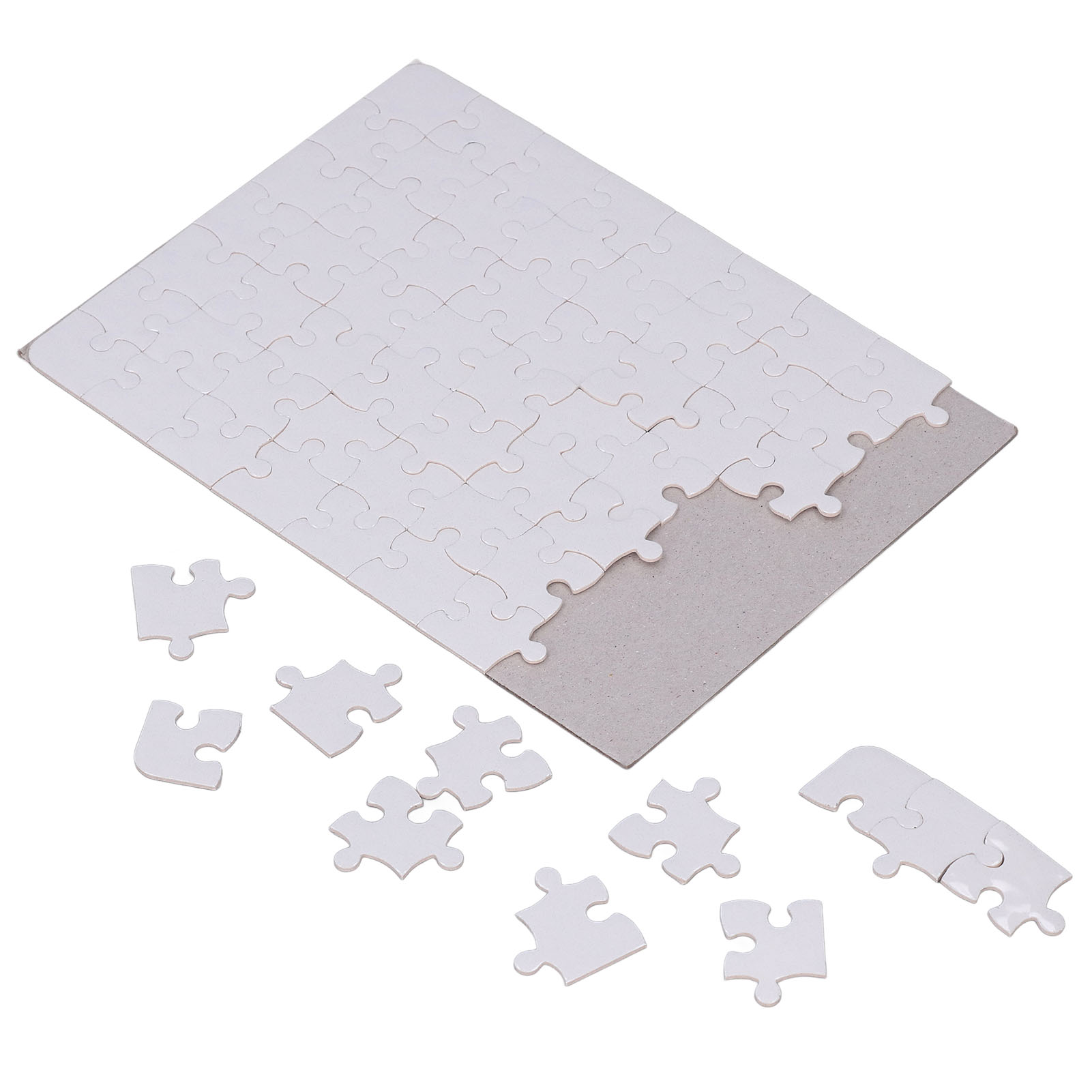 6 Set Blank Puzzles 13x18cm Wh - Puzzle Blank White reseña y precio