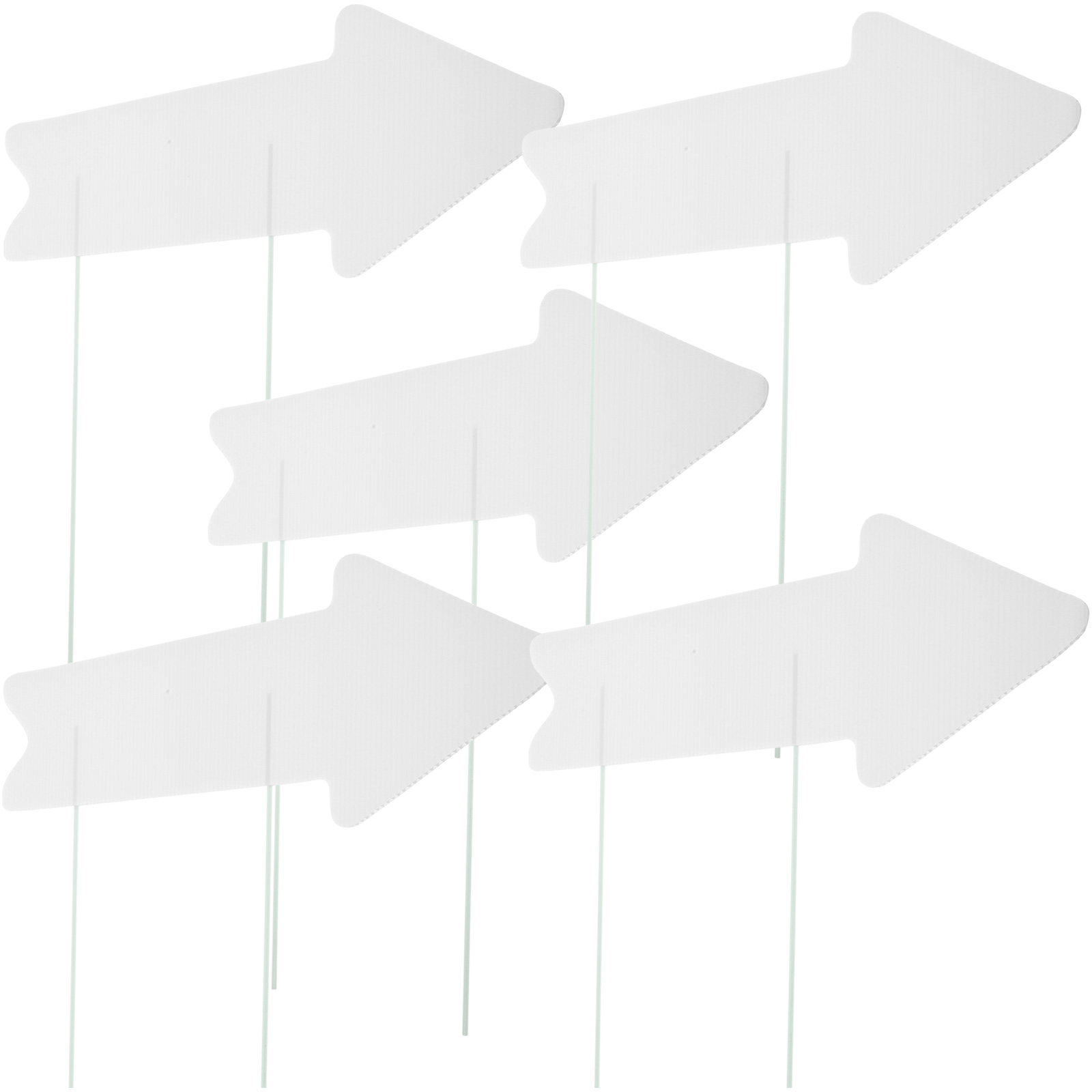 5Pcs Blank Yard Signs with Sta - Yard Sign Blank reseña y precio