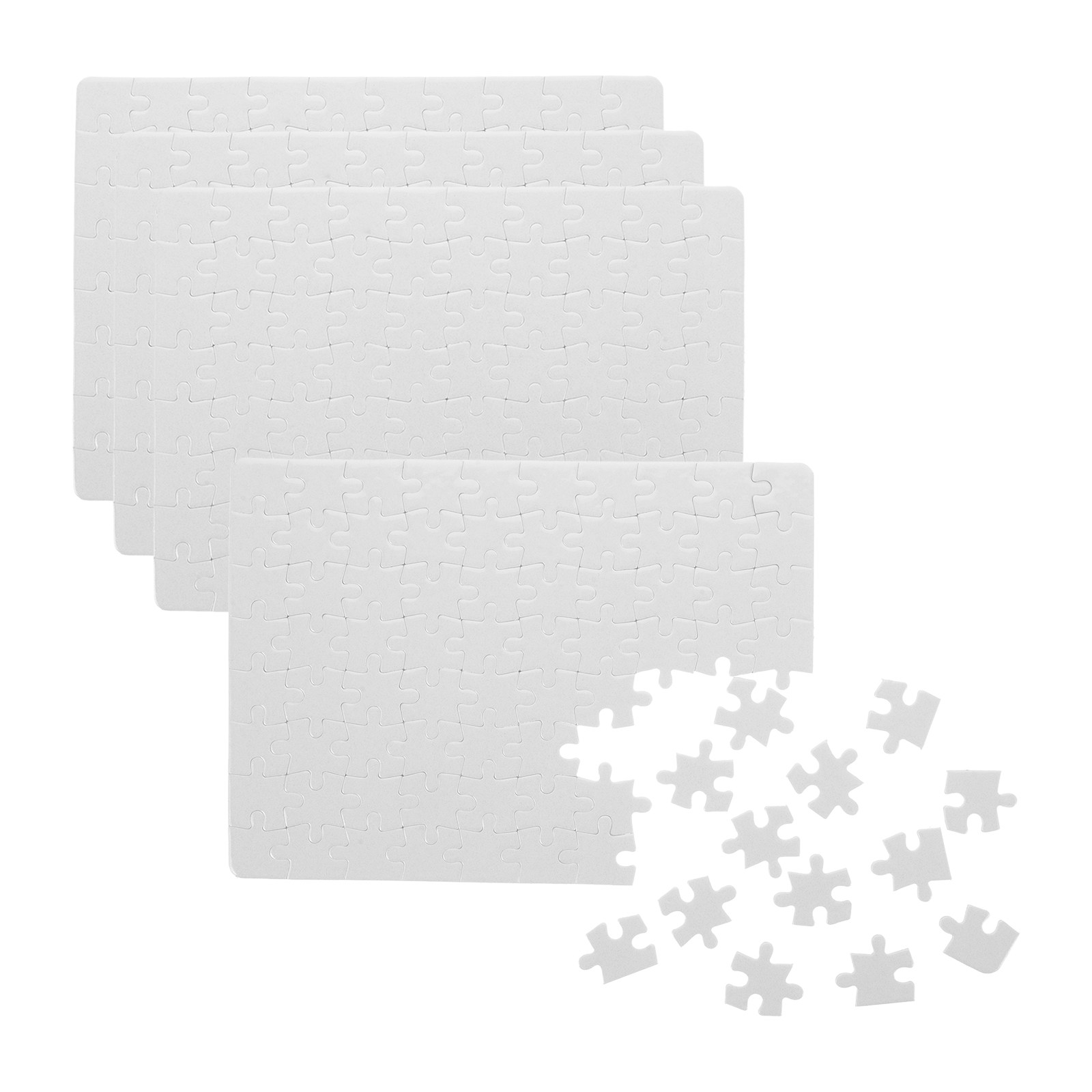 4 Sheets Sublimation Blank Puz - Puzzle Blank White reseña y precio