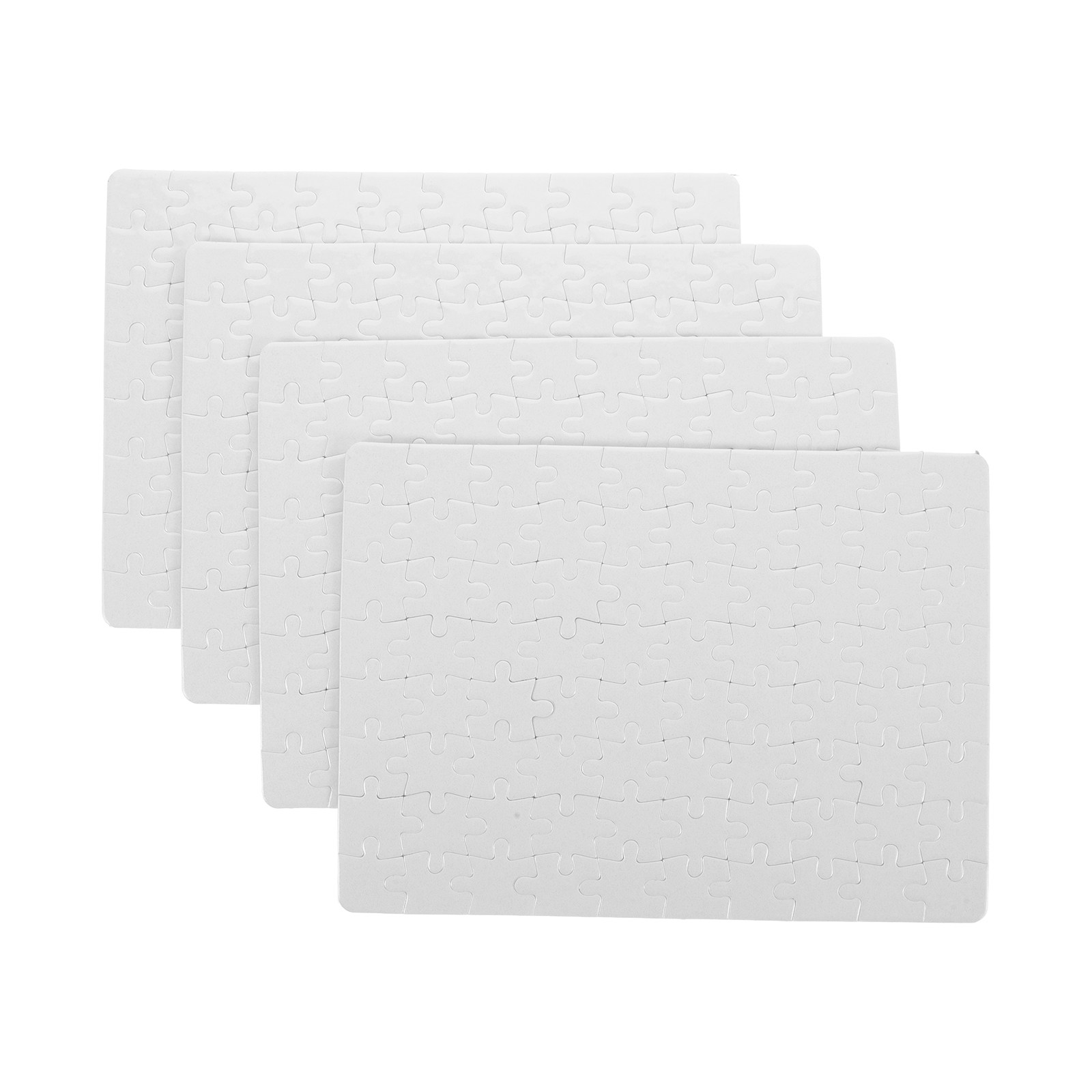 4 Sheets Sublimation Blank Puz - Puzzle Blank White reseña y precio