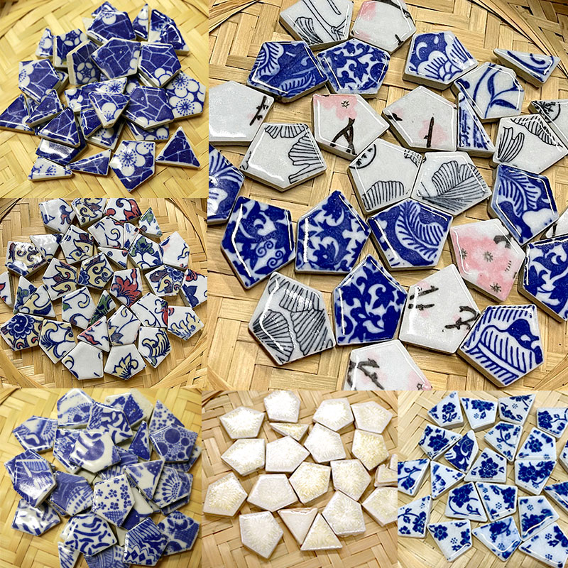 100g Oval Ceramic Mosaic Tiles - Ceramic Tile Blank reseña y precio