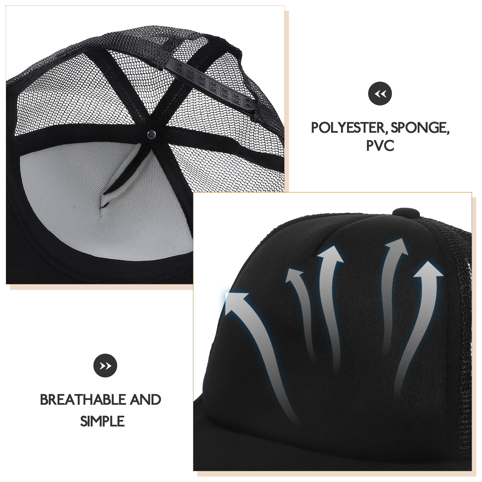 10Pcs Blank Baseball Hats Mesh - Hat Sublimation Blank reseña y precio