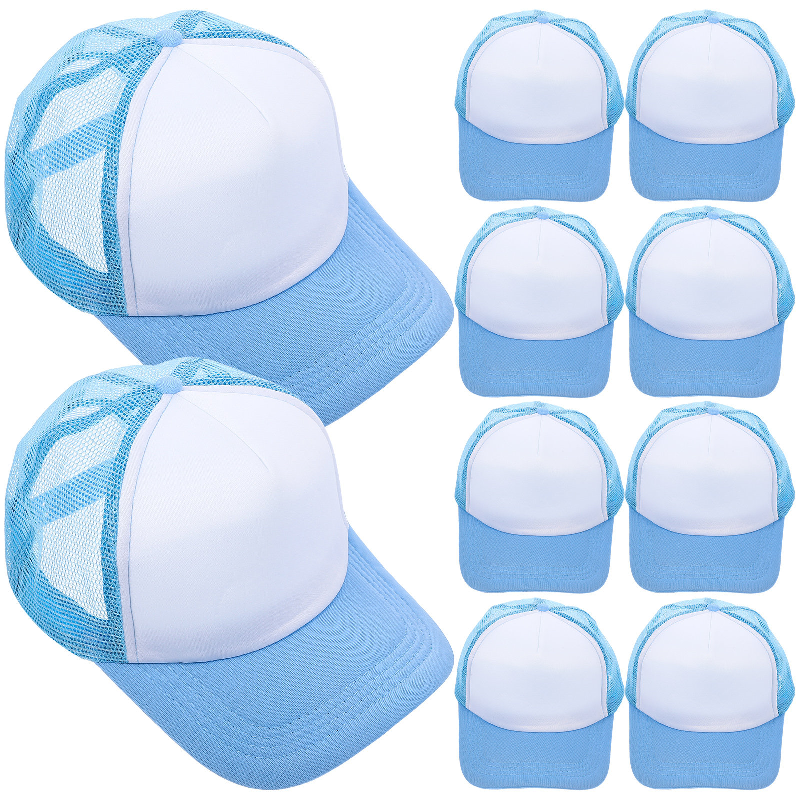 10Pcs Blank Baseball Hats Mesh - Hat Sublimation Blank reseña y precio