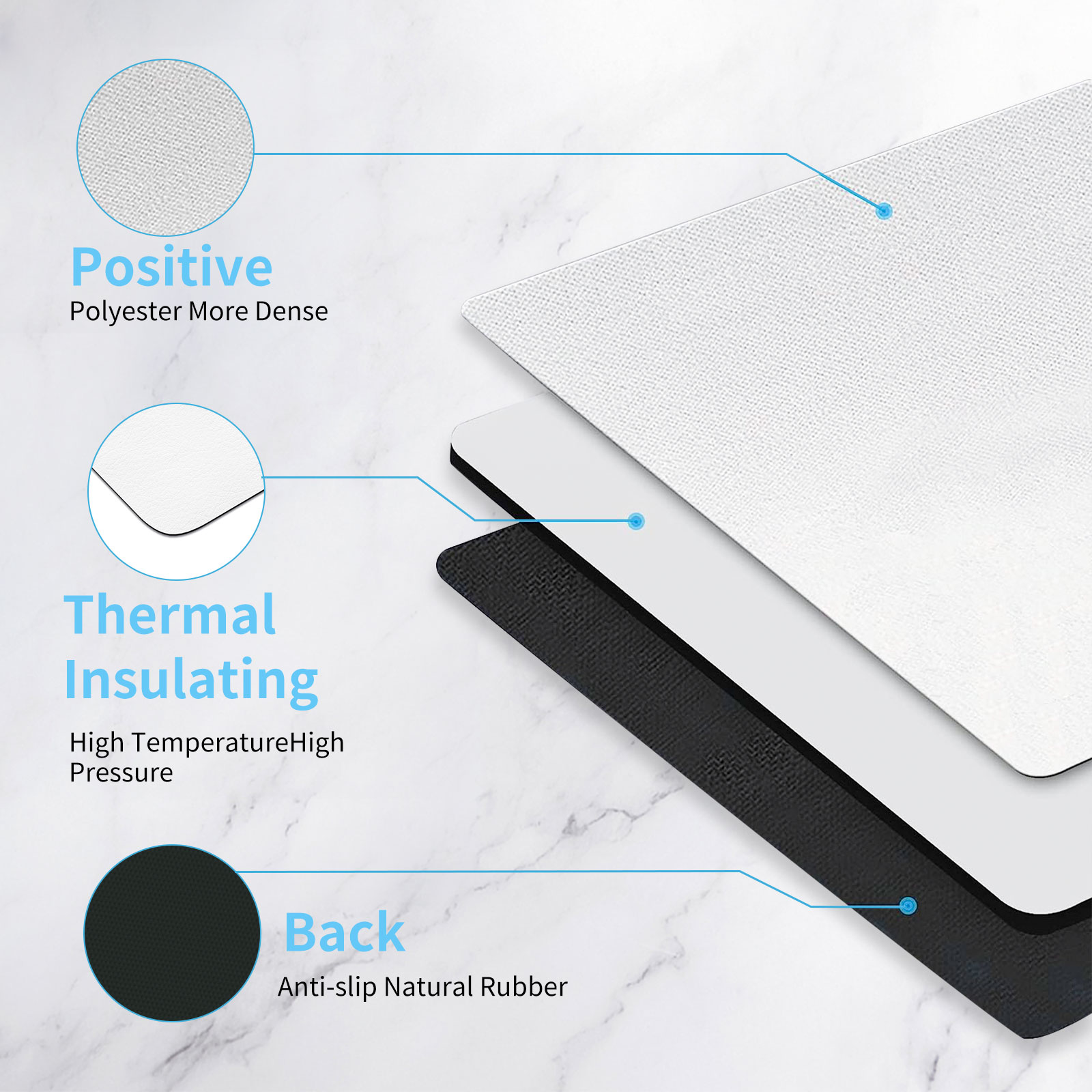 8pcs Sublimation Mouse Pad Bla - Mouse Pad Blank Sublimation reseña y precio