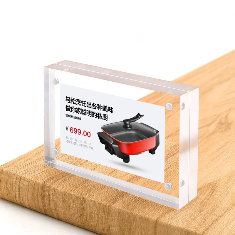 5 PCS 90x55mm Magnetic Acrylic - Photo Acrylic Block reseña y precio