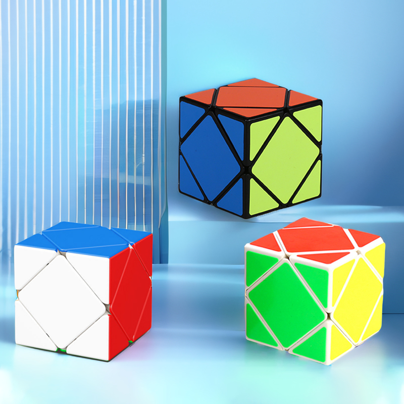 SENGSO Skewb Speed Cube Sticke - Puzzle Blank White reseña y precio