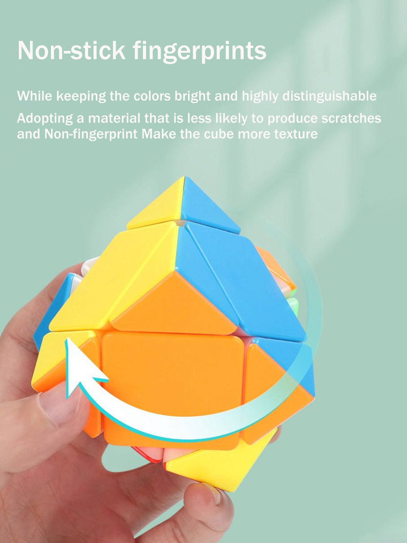 SENGSO Skewb Speed Cube Sticke - Puzzle Blank White reseña y precio