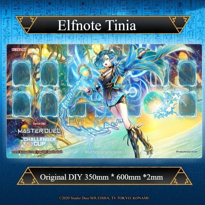 Yugioh Elfnote Tinia Play Mat  - Door Mat Blank reseña y precio
