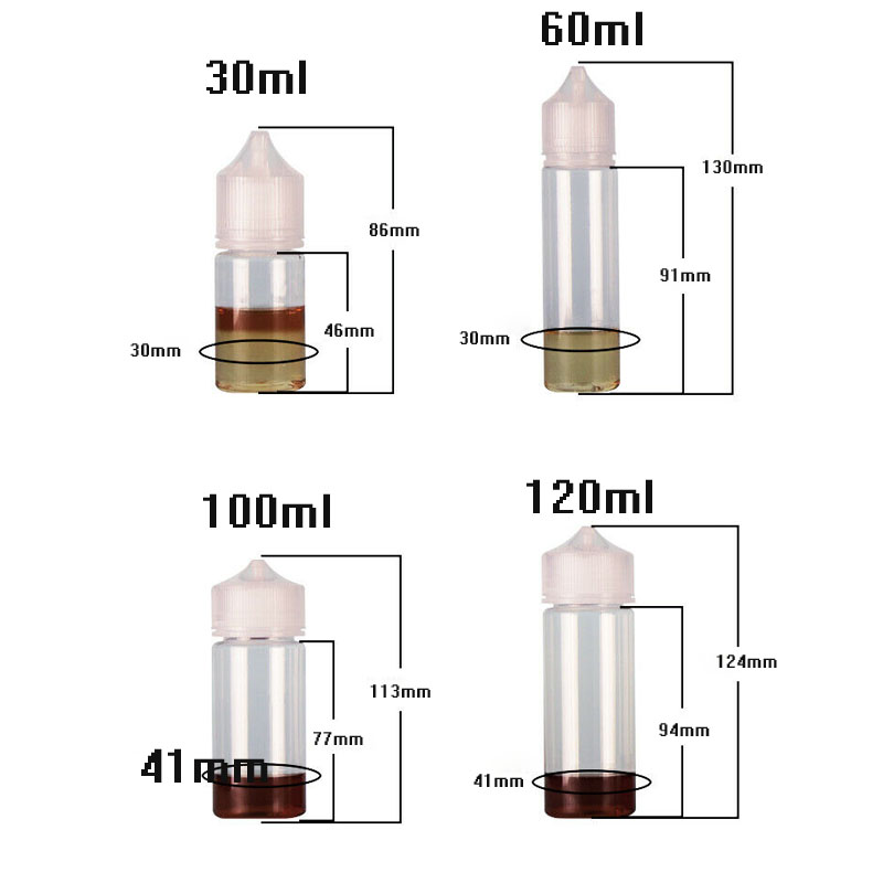 5pcs 30ml/60ml/100ml/120ml Pla - Water Bottle Blank reseña y precio