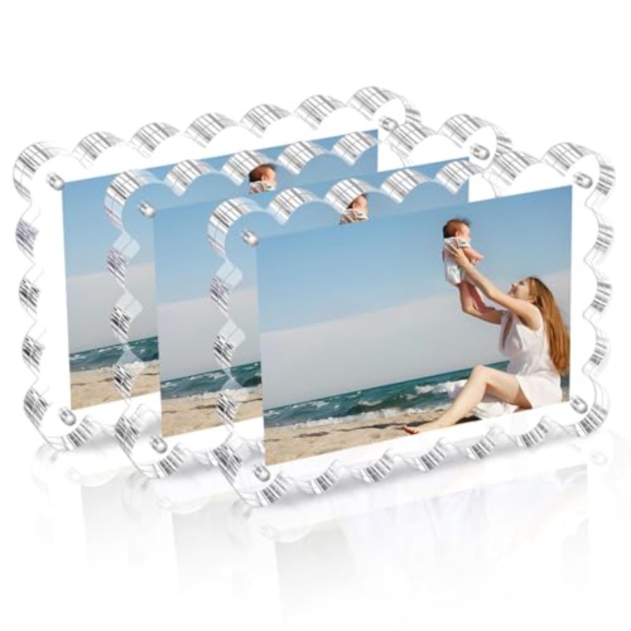 3 Pack Acrylic Picture Frame.  - Photo Acrylic Block reseña y precio