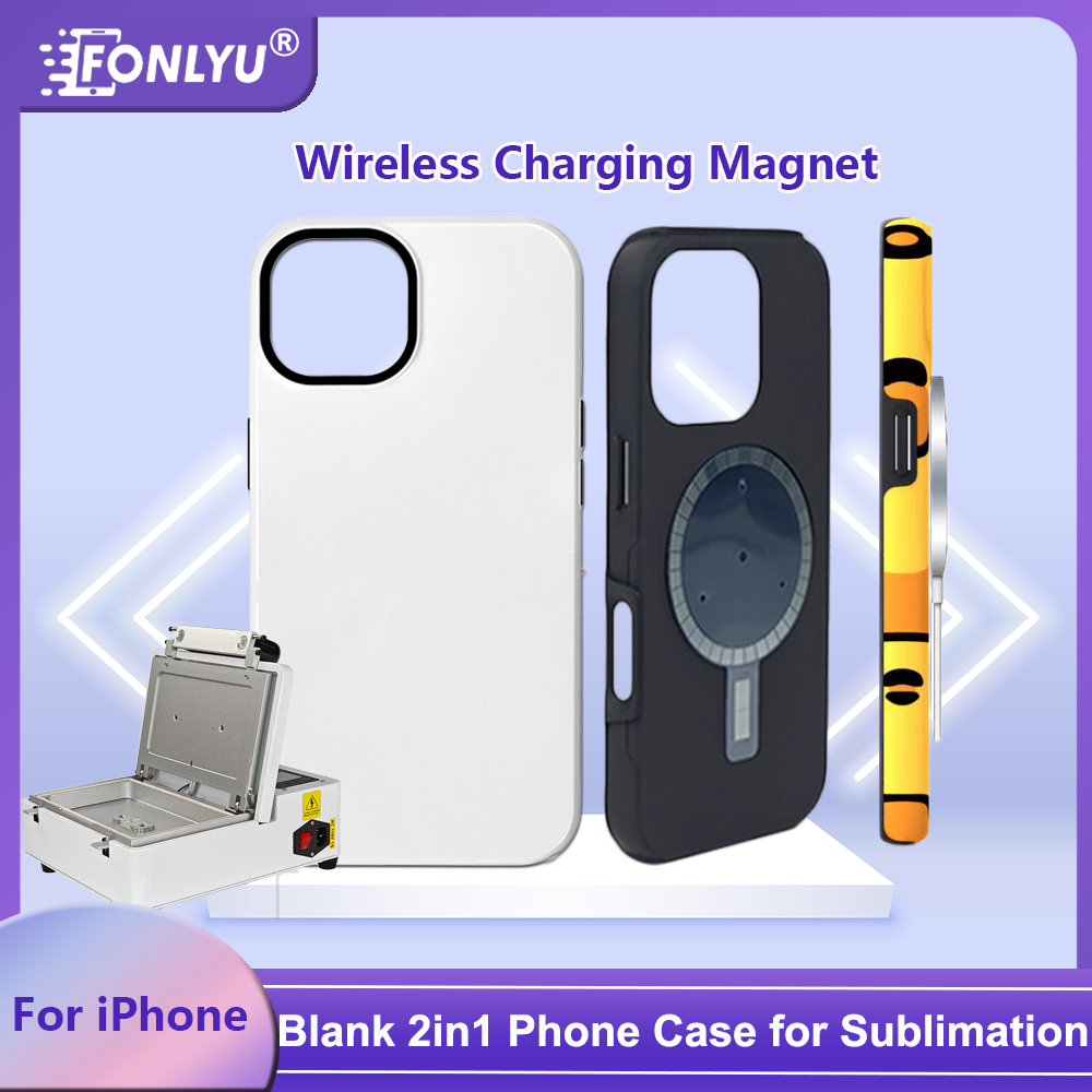 FONLYU 5PC Blank Magentic 2 in - Phone Case Blank Print reseña y precio