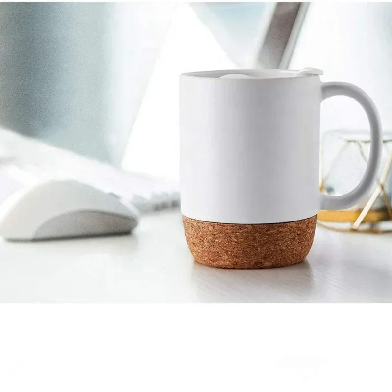Coffee Mug with Cork Base Bott - Sublimation Mug White reseña y precio
