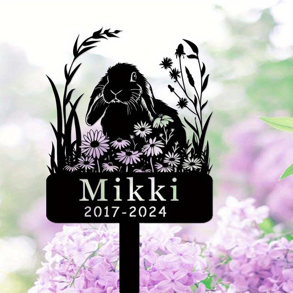 Custom Lop-Eared Rabbit Memori - Yard Sign Blank reseña y precio