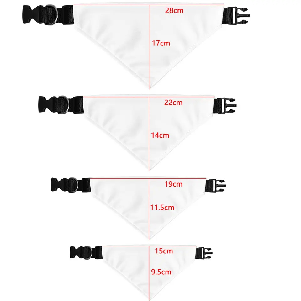 Sublimation White Blank Dog Pe - Bandana Blank White reseña y precio