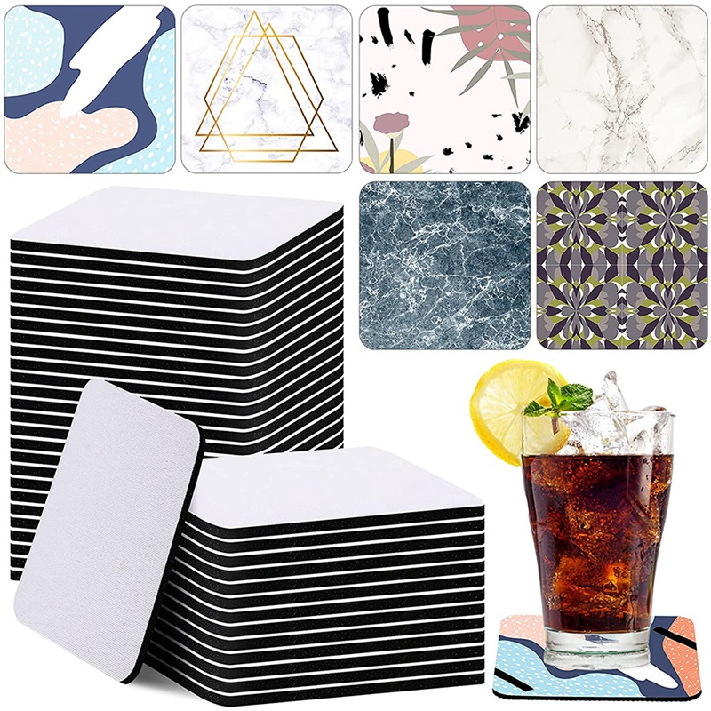 35 Pieces Square Sublimation C - Coaster Sublimation Blank reseña y precio